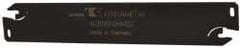 Kennametal - 1.0236" Blade Height, 0.0709" Blade Width, 5.9055" OAL, Neutral Cut, Double End Indexable Cut-Off Blade - 0.98" Max Depth of Cut, A2BNSN Blade, A2 Cut-Off Series - USA Tool & Supply