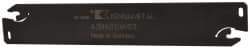 Kennametal - 1.0236" Blade Height, 0.0945" Blade Width, 5.9055" OAL, Neutral Cut, Double End Indexable Cut-Off Blade - 1.57" Max Depth of Cut, A2BNSN Blade, A2 Cut-Off Series - USA Tool & Supply