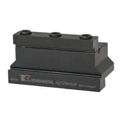 Kennametal - Tool Block Style A2TZN, 26mm Blade Height, 3.39" OAL, 1.89"& OAH, Indexable Cutoff Blade Tool Block - 1" Shank Height, 1" Shank Width, Reversible, Series A2 Cut-Off - USA Tool & Supply