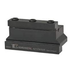 Kennametal - Tool Block Style A2TZN, 26mm Blade Height, 3.39" OAL, 1.89"& OAH, Indexable Cutoff Blade Tool Block - 1" Shank Height, 1" Shank Width, Reversible, Series A2 Cut-Off - USA Tool & Supply