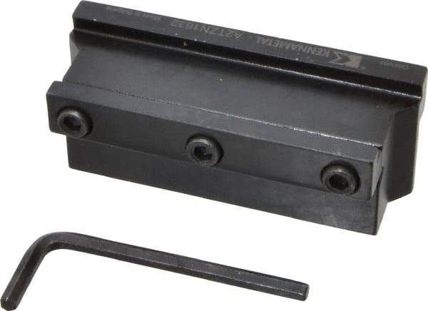 Kennametal - Tool Block Style A2TZN, 32mm Blade Height, 4.33" OAL, 1.89"& OAH, Indexable Cutoff Blade Tool Block - 1" Shank Height, 1" Shank Width, Reversible, Series A2 Cut-Off - USA Tool & Supply