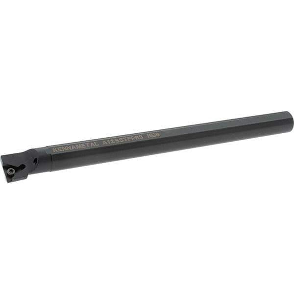 Kennametal - 23.62mm Min Bore Diam, 254mm OAL, 3/4" Shank Diam, A-STFP Indexable Boring Bar - TP.. Insert, Screw Holding Method - USA Tool & Supply