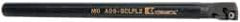 Kennametal - 12.19mm Min Bore Diam, 152.4mm OAL, 3/8" Shank Diam, A-SCLP Indexable Boring Bar - CP.. Insert, Screw Holding Method - USA Tool & Supply
