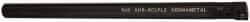 Kennametal - 15.24mm Min Bore Diam, 203.2mm OAL, 1/2" Shank Diam, A-SCLP Indexable Boring Bar - CP.. Insert, Screw Holding Method - USA Tool & Supply