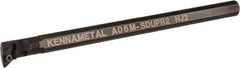 Kennametal - 15.24mm Min Bore Diam, 6" OAL, 3/8" Shank Diam, A-SDUP Indexable Boring Bar - DP.. Insert, Screw Holding Method - USA Tool & Supply