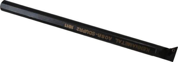 Kennametal - 18.54mm Min Bore Diam, 8" OAL, 1/2" Shank Diam, A-SDUP Indexable Boring Bar - DP.. Insert, Screw Holding Method - USA Tool & Supply