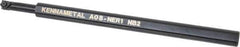 Kennametal - 11.18mm Min Bore Diam, 8" OAL, 1/2" Shank Diam, A-NE Indexable Boring Bar - 1" Max Bore Depth, N. Insert, Clamp Holding Method - USA Tool & Supply