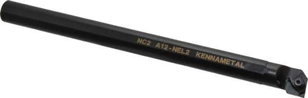 Kennametal - 28.58mm Min Bore Diam, 10" OAL, 3/4" Shank Diam, A-NE Indexable Boring Bar - N. Insert, Clamp Holding Method - USA Tool & Supply