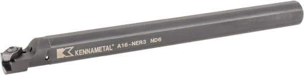 Kennametal - 34.93mm Min Bore Diam, 12" OAL, 1" Shank Diam, A-NE Indexable Boring Bar - N. Insert, Clamp Holding Method - USA Tool & Supply