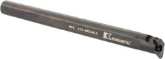Kennametal - 33.02mm Min Bore Diam, 12" OAL, 1" Shank Diam, A-MDUN Indexable Boring Bar - DN.. Insert, Screw or Clamp Holding Method - USA Tool & Supply