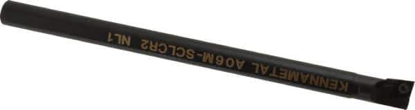 Kennametal - 12.19mm Min Bore Diam, 6" OAL, 3/8" Shank Diam, A-SCLC Indexable Boring Bar - CC.. Insert, Screw Holding Method - USA Tool & Supply