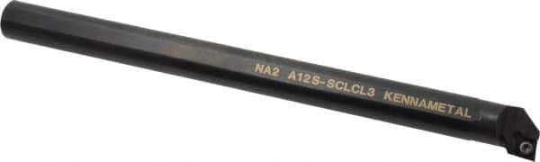 Kennametal - 23.62mm Min Bore Diam, 10" OAL, 3/4" Shank Diam, A-SCLC Indexable Boring Bar - CC.. Insert, Screw Holding Method - USA Tool & Supply
