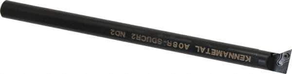 Kennametal - 18.54mm Min Bore Diam, 203.2mm OAL, 1/2" Shank Diam, A-SDUC Indexable Boring Bar - DC.. Insert, Screw Holding Method - USA Tool & Supply