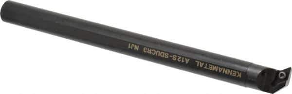 Kennametal - 24.89mm Min Bore Diam, 10" OAL, 3/4" Shank Diam, A-SDUC Indexable Boring Bar - DC.. Insert, Screw Holding Method - USA Tool & Supply
