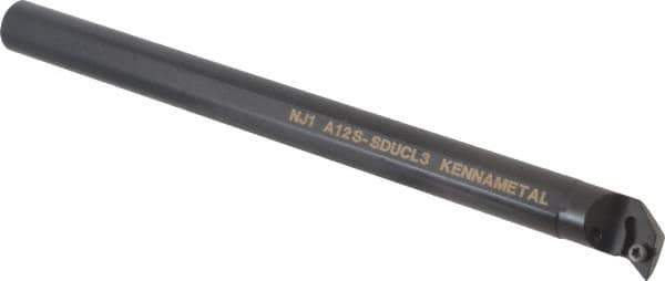 Kennametal - 24.89mm Min Bore Diam, 10" OAL, 3/4" Shank Diam, A-SDUC Indexable Boring Bar - DC.. Insert, Screw Holding Method - USA Tool & Supply