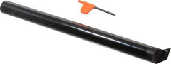 Kennametal - 33.02mm Min Bore Diam, 12" OAL, 1" Shank Diam, A-SDUC Indexable Boring Bar - DC.. Insert, Screw Holding Method - USA Tool & Supply