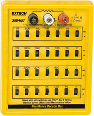 Extech - 1 to 110 k Ohm, Earth Ground Resistance Tester - No Batteries Required, 1 to 110 Resolution - USA Tool & Supply