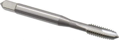 OSG - #12-24 UNC, 2 Flute, Bright Finish, High Speed Steel Spiral Point Tap - Plug Chamfer, Right Hand Thread, 2-3/8" OAL, 15/16" Thread Length, 0.22" Shank Diam, 2B/3B Class of Fit, Series 105 - Exact Industrial Supply