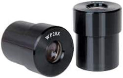 SPI - 20x Magnification, Microscope Eyepiece (Pair) - Use with SPI 12-504-7 Deluxe Stereo Zoom Microscope - USA Tool & Supply