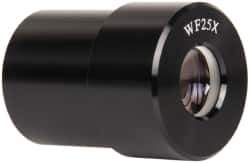 SPI - 25x Magnification, Microscope Eyepiece (Pair) - Use with SPI 12-504-7 Deluxe Stereo Zoom Microscope - USA Tool & Supply