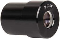 SPI - 25x Magnification, Microscope Eyepiece (Pair) - Use with SPI 12-504-7 Deluxe Stereo Zoom Microscope - USA Tool & Supply