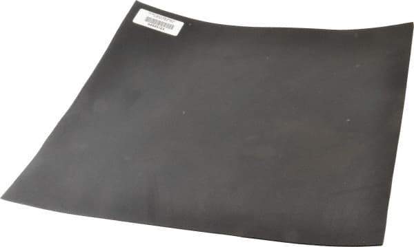 Made in USA - 12" Long, 12" Wide, 1/16" Thick, Neoprene Rubber Foam Sheet - 50 to 60 Durometer, Black, -20 to 170°F, 2,500 psi Tensile Strength, Adhesive Backing, Stock Length - USA Tool & Supply