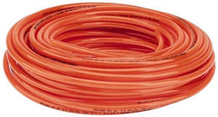 Parker - 1/4" ID x 3/8" OD, 1/16" Wall Thickness, 100' Long, Polyurethane Tube - Orange, 125 Max psi, 90 - 95 Shore A Hardness, -40 to 180°F - USA Tool & Supply