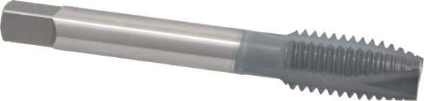 OSG - 1/2-13 UNC, 3 Flute, elektraLUBE Finish, High Speed Steel Spiral Point Tap - Plug Chamfer, Right Hand Thread, 3-3/8" OAL, 1-21/32" Thread Length, Series 105 - Exact Industrial Supply