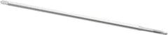 OSG - #8-32 UNC 2 Flute H3 Bright Finish High Speed Steel Spiral Point Extension Tap - Plug Chamfer, 6" OAL, 3/4" Thread Length, 2B Class of Fit - USA Tool & Supply