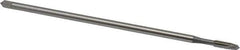 OSG - #10-24 UNC 2 Flute H3 Bright Finish High Speed Steel Spiral Point Extension Tap - Plug Chamfer, 6" OAL, 7/8" Thread Length, 2B/3B Class of Fit - USA Tool & Supply