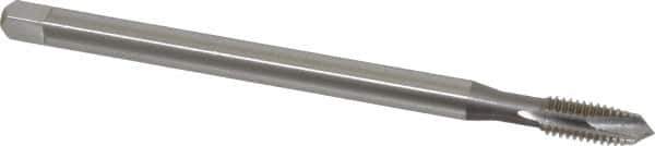 OSG - 3/8-16 UNC 3 Flute H3 Bright Finish High Speed Steel Spiral Point Extension Tap - Plug Chamfer, 6" OAL, 1-1/4" Thread Length, 3B Class of Fit - USA Tool & Supply