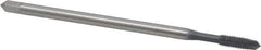OSG - #10-32 UNF 2 Flute H3 elektraLUBE Finish High Speed Steel Spiral Point Extension Tap - Plug Chamfer, 4" OAL, 2B/3B Class of Fit - Exact Industrial Supply
