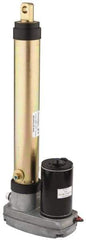 Thomson Industries - 8" Stroke Len, 30% Duty Cycle, 12 Volt, Performance PakLinear Electromechanical Actuator - DC Input, 1.1" per Second, 750 Lb Capacity - USA Tool & Supply