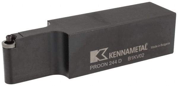 Kennametal - PROON, Neutral Cut, 1-1/2" Shank Height x 1-1/2" Shank Width, Neutral Rake Indexable Turning Toolholder - 6" OAL, RC..43 Insert Compatibility, Series Screw-On - USA Tool & Supply