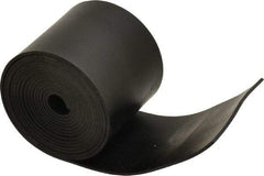 Made in USA - 1/16" Thick x 2" Wide x 60" Long, Buna-N Rubber Strip - Stock Length, 70 Shore A Durometer, 800 to 1,000 psi Tensile Strength, -20 to 170°F, Black - USA Tool & Supply