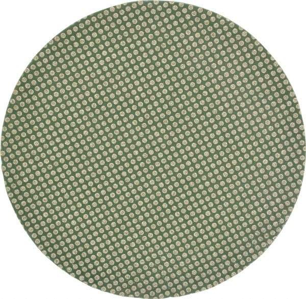 Norton - 5" Diam, 60 Grit Diamond Adhesive PSA Disc - Coarse Grade, Green, Cloth Backing, Flexible - USA Tool & Supply