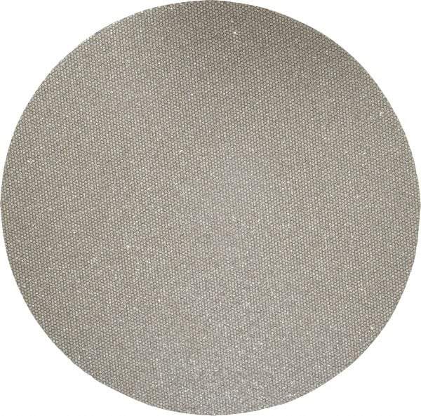 Norton - 5" Diam, 120 Grit Diamond Adhesive PSA Disc - Medium Grade, Black, Cloth Backing, Flexible - USA Tool & Supply