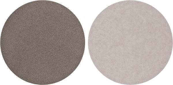 Norton - 6" Diam, 200 Grit Diamond Adhesive PSA Disc - Fine Grade, Red, Cloth Backing, Flexible - USA Tool & Supply