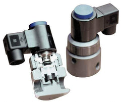Plast-O-Matic - Direct Acting, PVC Solenoid Valve - Normally Closed, Viton Seal - USA Tool & Supply