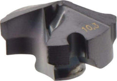 Iscar - Series IDI-SG, 0.406" Diam Grade IC908 140° Replaceable Drill Tip - Carbide, TiAlN Finish - USA Tool & Supply