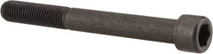 Value Collection - 7/8-9 UNC Hex Socket Drive, Socket Cap Screw - Alloy Steel, Black Oxide Finish, Partially Threaded, 8" Length Under Head - USA Tool & Supply