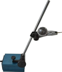 Fowler - 0.0005" Graduation, 0.03" Max Meas, 0-15-0 Dial Reading, Dial Indicator & Base Kit - 3-1/8" Base Length x 2-1/16" Base Width x 1" Base Height, 1" Dial Diam - USA Tool & Supply