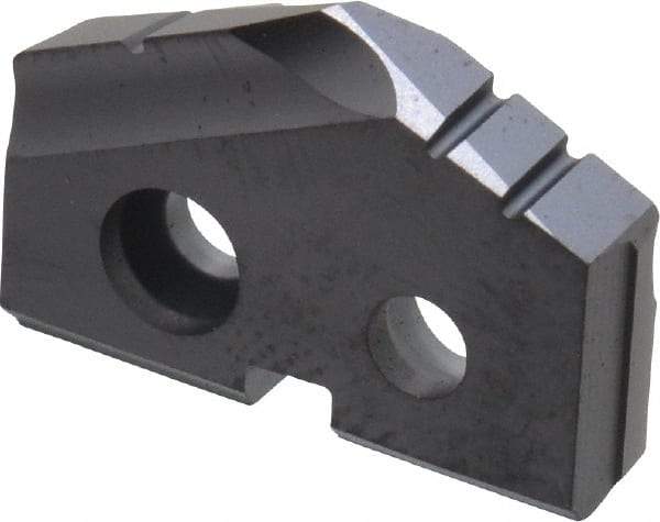 Allied Machine and Engineering - 21/32" Diam x 1/8" Thick, Seat Code 0, 132° Included Angle Spade Drill Insert - TiAlN Coated, Carbide, Grade K20, Series T-A - USA Tool & Supply