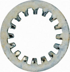 Value Collection - 1-1/2" Screw, 1.53" ID, Steel Internal Tooth Lock Washer - 2.515" OD, Zinc-Plated, Grade 1075 - USA Tool & Supply