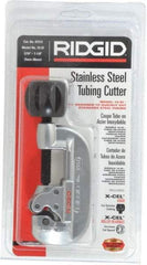 Ridgid - 3/16" to 1-1/8" Pipe Capacity, Tube Cutter - Cuts Copper, Aluminum, Brass - USA Tool & Supply