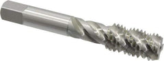 OSG - 5/8-11 UNC 4 Flute 3B Bottoming Spiral Flute Tap - High Speed Steel, Bright Finish, 3-13/16" OAL, Right Hand Flute, Right Hand Thread, H3, Series 106/107 - USA Tool & Supply