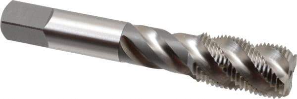 OSG - 3/4-16 UNF 4 Flute 3B Bottoming Spiral Flute Tap - High Speed Steel, Bright Finish, 4-1/4" OAL, Right Hand Flute, Right Hand Thread, H3, Series 106/107 - USA Tool & Supply
