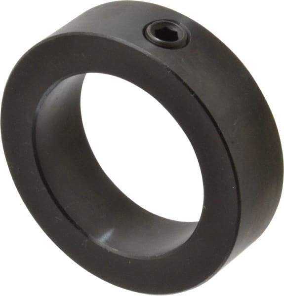 Climax Metal Products - 2-1/4" Bore, Steel, Set Screw Shaft Collar - 3-1/4" Outside Diam, 15/16" Wide - USA Tool & Supply