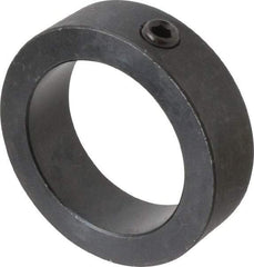 Climax Metal Products - 2-1/2" Bore, Steel, Set Screw Shaft Collar - 3-1/2" Outside Diam, 1" Wide - USA Tool & Supply