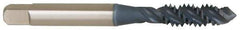 OSG - 7/16-14 UNC 3 Flute Bottoming Spiral Flute Tap - High Speed Steel, TiCN Finish, 3-5/32" OAL, Right Hand Flute, Right Hand Thread, H3, Series 107 - USA Tool & Supply